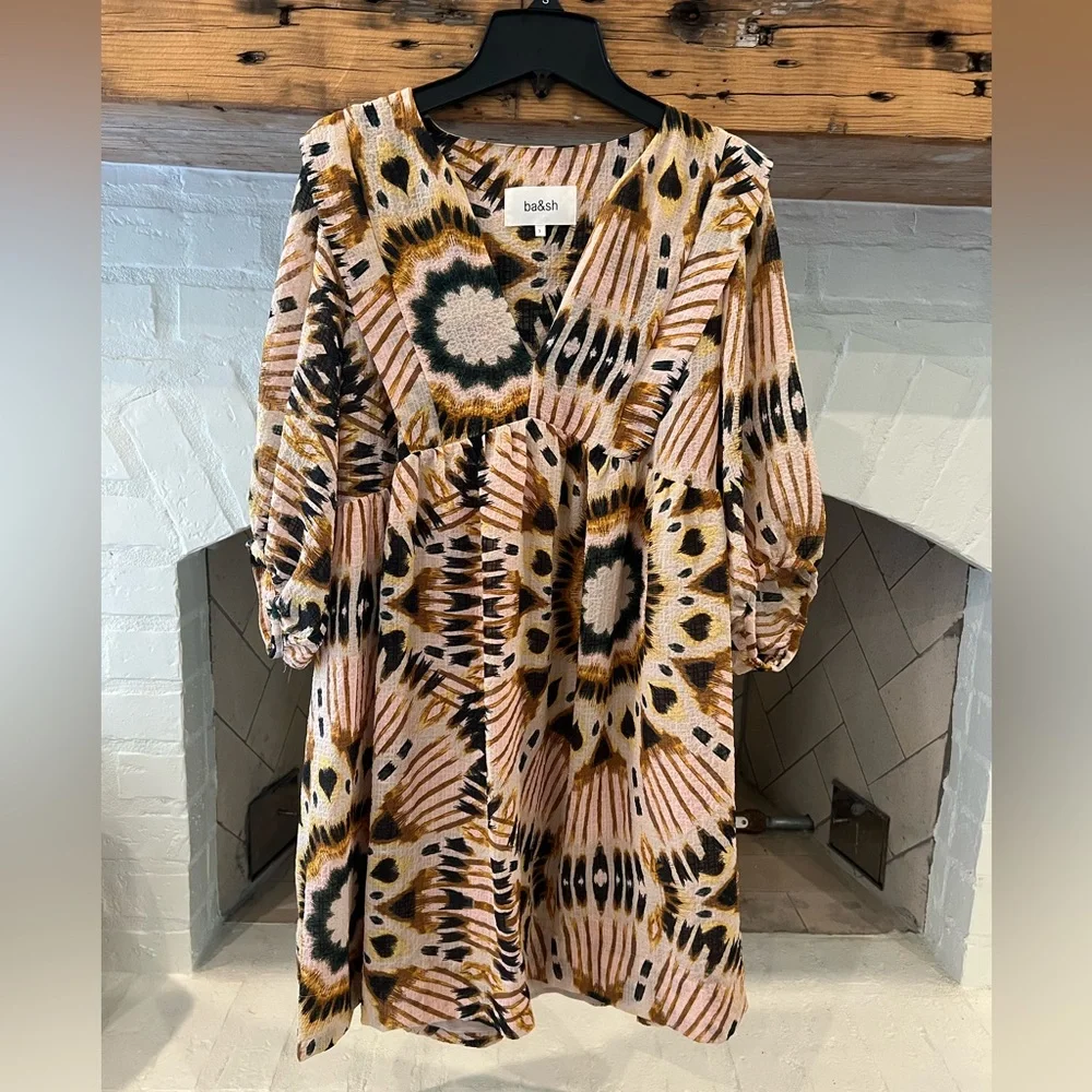 ba&sh Multicolor Patterned Dress - Picture 3 of 5